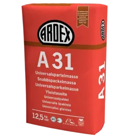 Ardex A31, lattia- ja seinätasoitemassa 12,5 kg.