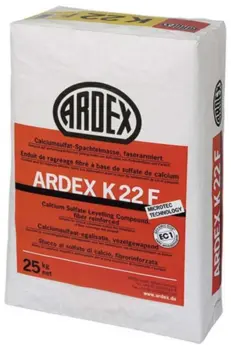Ardex K 22 F, kuituvahvistettu kipsitäyttömassa 25 kg.