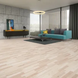 Moland Molaloc Saarni, 3-sauva parketti, valkoinen mattalakkapinta 182 mm.