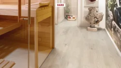 Haro laminaattilattia Aqua - Lautalattia, Tammi Sicilia valkoinen