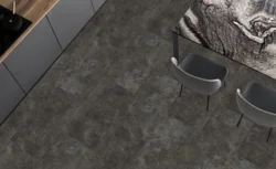 Meltex luksusvinyylilattia 7,5 mm, antrasiitti