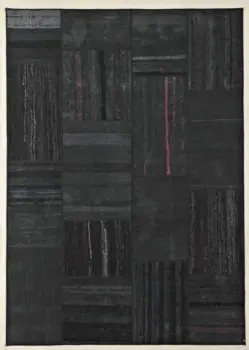 Vintage patchwork musta - JÄLJELLÄ 160X230 CM