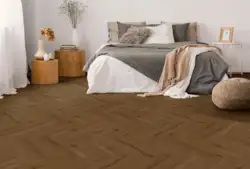 Meltex Dryback vinyylilattia, Tumma kalanruoto