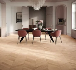 Parador Sillanruoto Trendtime 10 - Chevron 45°, Tammi valkoinen mattalakka