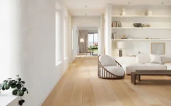 Moland Sandgate Plank - Tammi Living, valkoinen UV-mattalakattu