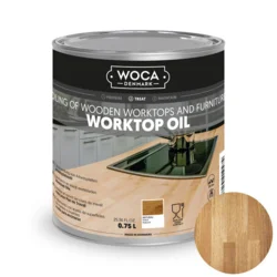 WOCA, Worktop Oil, Natural - 0,75 litraa