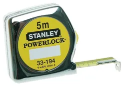 Stanley Powerlock mittanauha vyöklipsillä 5 m.
