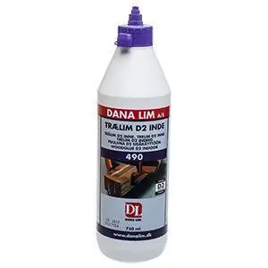Danalim Puuliima D2 sisäkäyttöön - 750 ml.