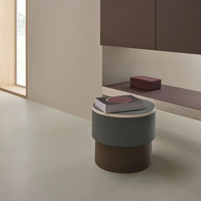 Pöytälinoleumi - Forbo Furniture Desktop Burgundy