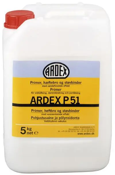 Ardex P51 Ardion, Pohjuste