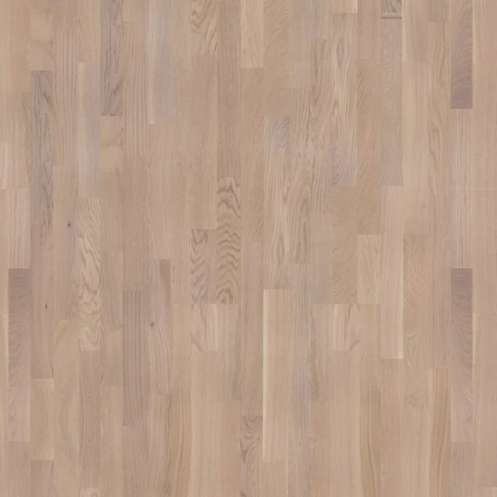 Moland Molaloc Tammi, 3-lankkuinen parketti, valkoinen mattalakka