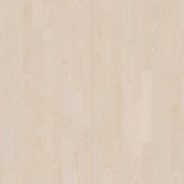 Moland Molaloc Ask, 3-lankkuinen parketti, valkoinen mattalakka