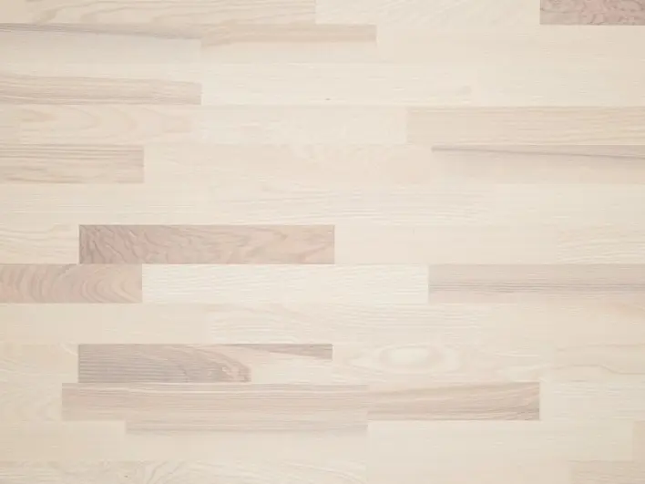 Timberman Parket - 3-lankkuinen saarni, Accent harjattu, valkoinen