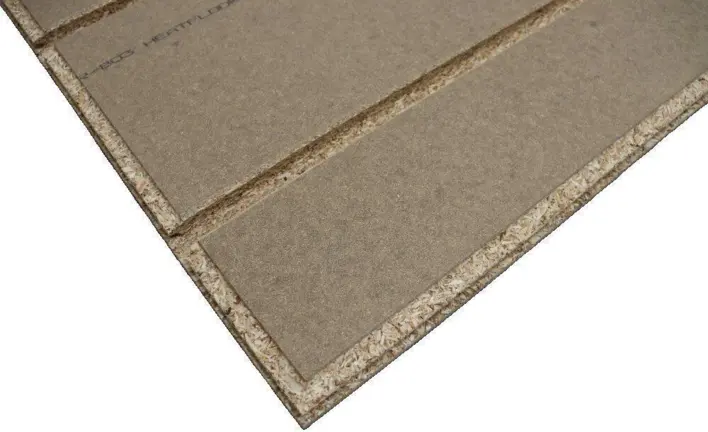 Novopan 22 mm. Klimagulv lastulevy 16 mm putkille