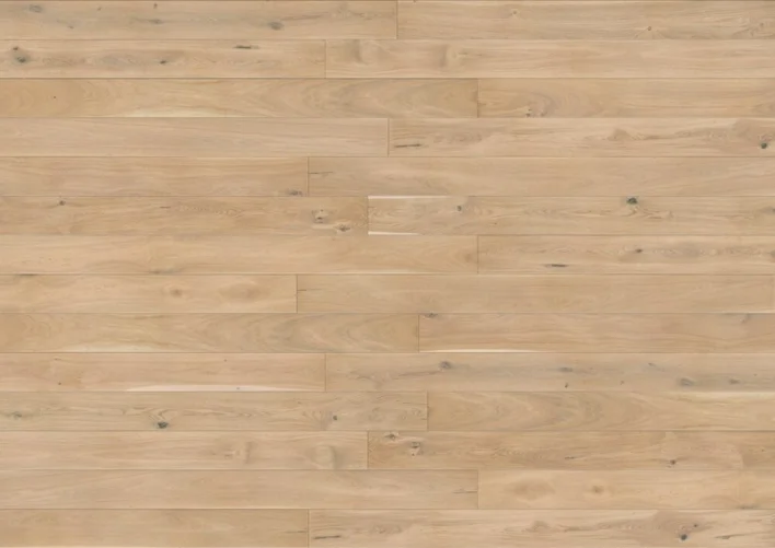 Puulattia - Tammi-lankku, Patricier, harjattu valkoinen mattalakka - KAMPANJA