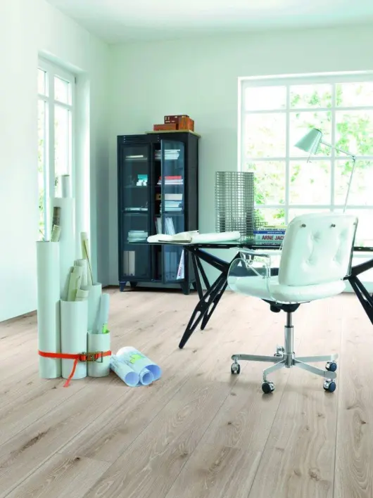 Parador Trendtime 6 - Tammi Skyline helminharmaa luonnollinen mattarakenne, Slotsplanke