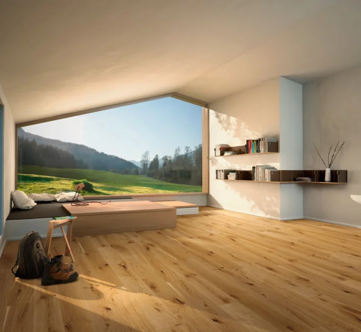 Parador Puulattia Basic 11-5 - Tammi, Lauta Rustiikki matta lakka