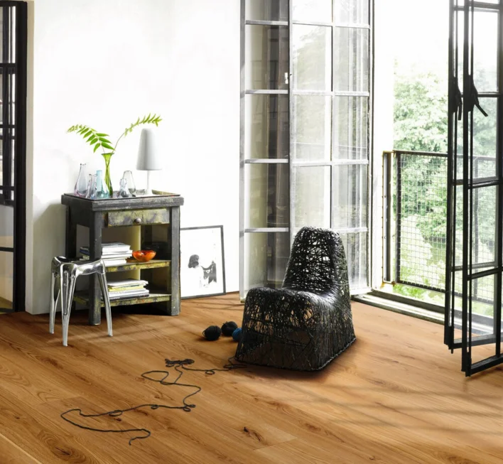 Parador puulattia Basic 11-5 - Tammi, lankku, rustiikki, harjattu, luonnonöljytty