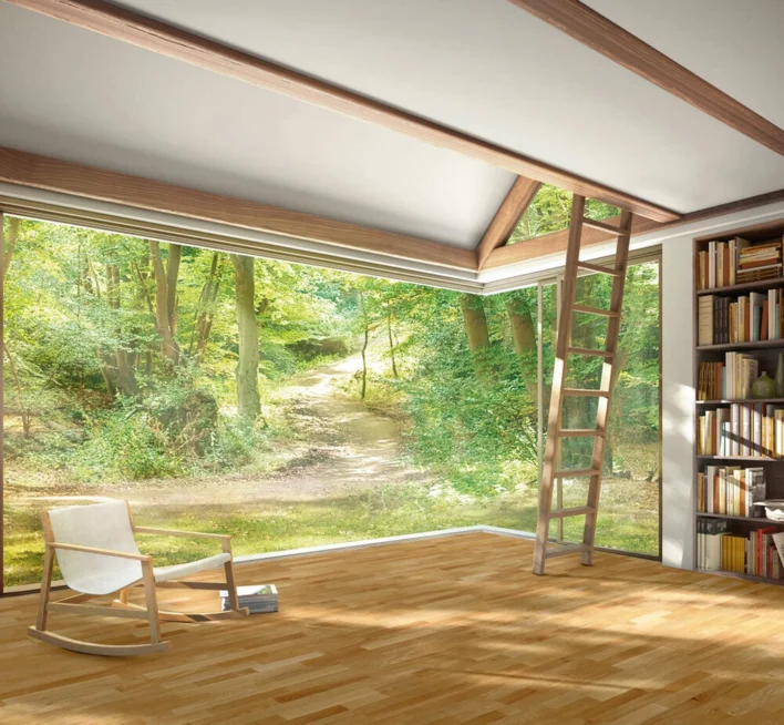 Parkettilattia Classic 3060 - Tammi, 3-lautainen Natur mattalakka