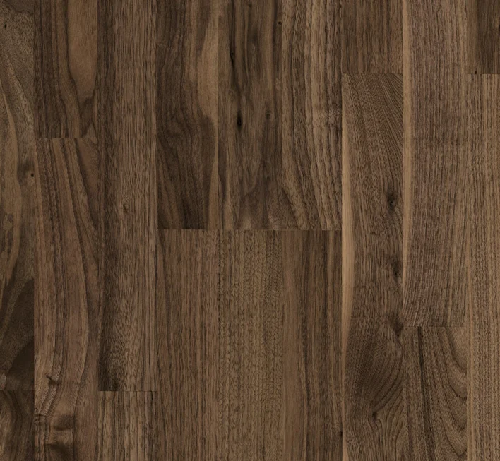 Puulattia Classic 3060 - saksanpähkinä, 3-lautainen, luonnollinen mattalakattu