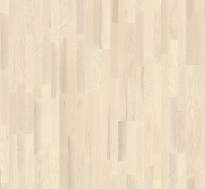 Puulattia Classic 3060 - Saarni, 3-lautainen Living valkoinen mattalakka