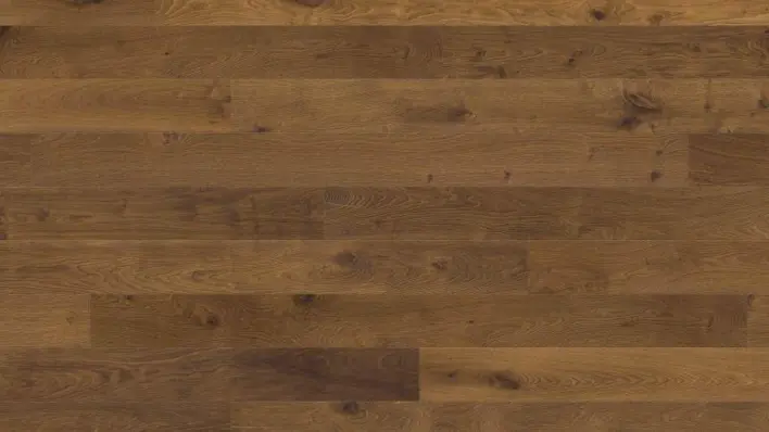 Haro lankkulattia - Savustettu tammi Sauvage retro harjattu nL+