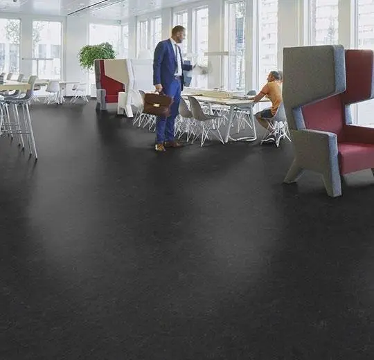 Linoleumilattia Marmoleum Slate - Highland black