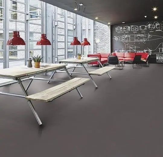 Linoleumilattia Marmoleum Concrete - Red Shimmer