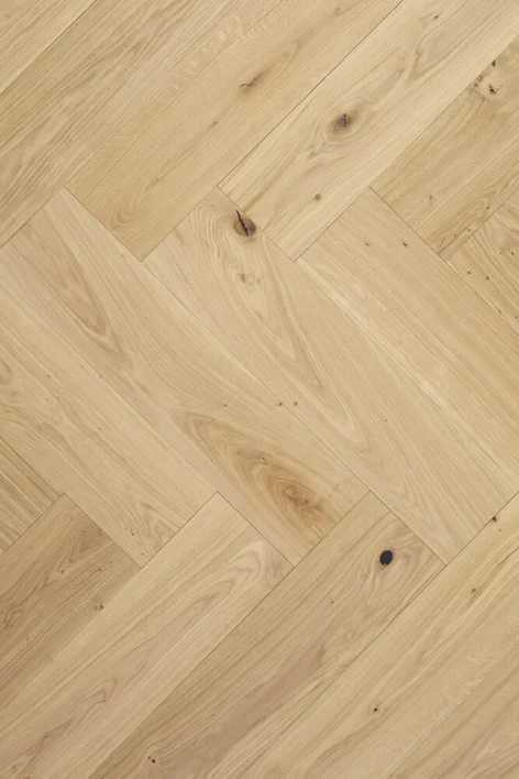 Moland Cambridge Kalasruotoparketti - Tammi Living, valkoöljy