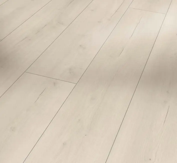Parador Trendtime 6 - Tammi Loft, elävä valkoinen pintastruktuuri, lankku