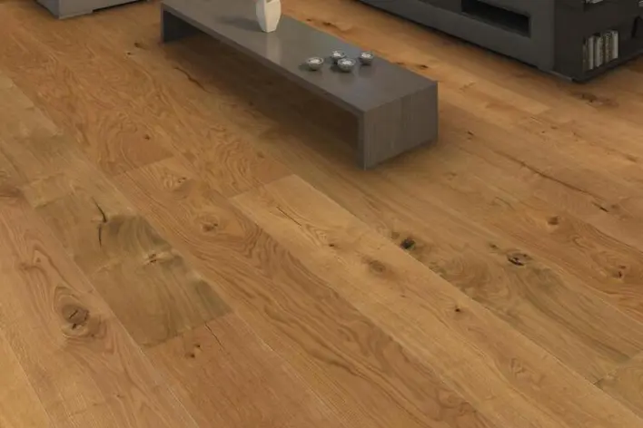 Leveät lankkulattiat Haro - Tammi Sauvage harjattu nL+