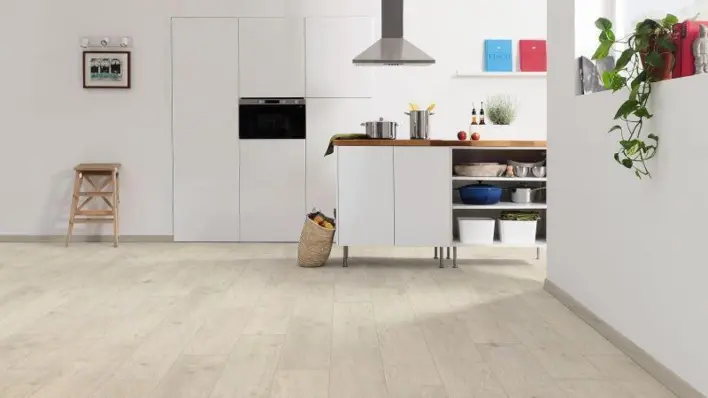 Haro laminaattilattia Aqua - Lautalattia, Tammi Sicilia valkoinen