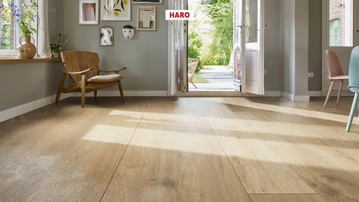 Haro laminaattilattia Aqua - lankkulattia, Tammi Sicilia natur