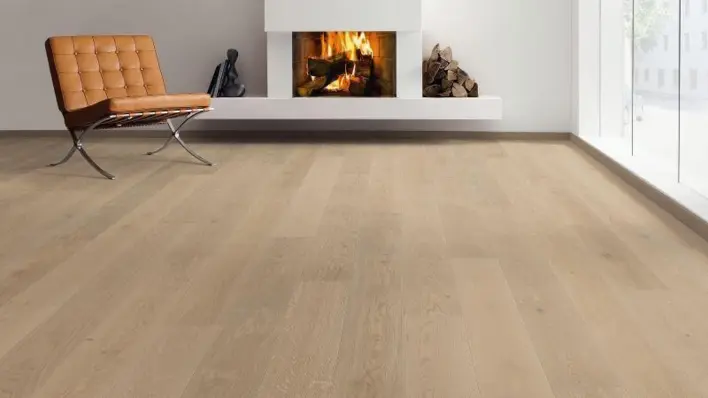 Haro lankkulattia - Tammi hiekanharmaa Markant harjattu nL+