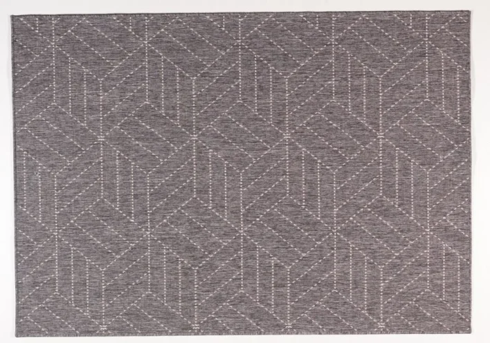Ulkokäyttömatto, Brussels weave Cube Grey - Loppuerä
