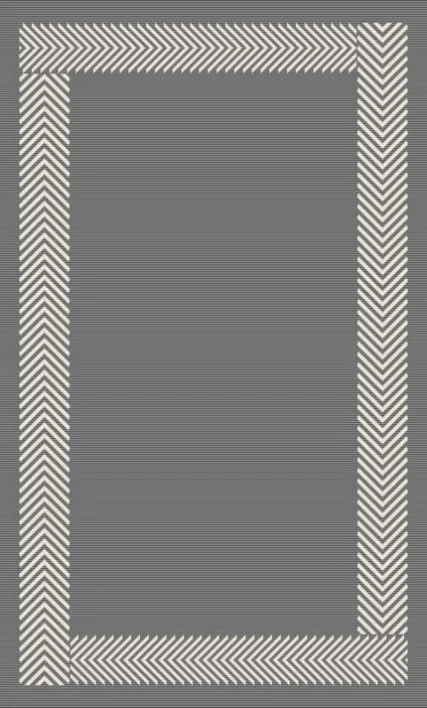 Ulkomatto, Brussels weave Edge Grey - RESTPARTI