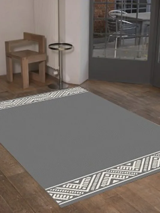 Ulkokäyttömatto, Brussels weave Lines Grey - loppuerä