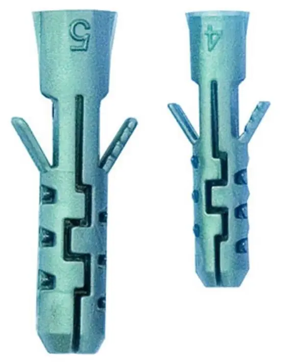 Ø 4 mm. rawplugs 1000 kpl.