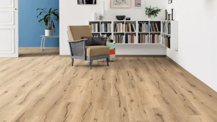 Haro laminaattilattia - lankkulattia, Tammi Italic Creme