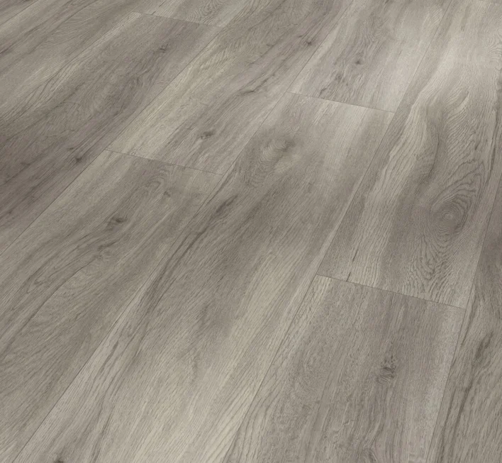 Parador vinyl Basic 5.3 - Tammi pastelliharmaa harjattu rakenne, Lauta
