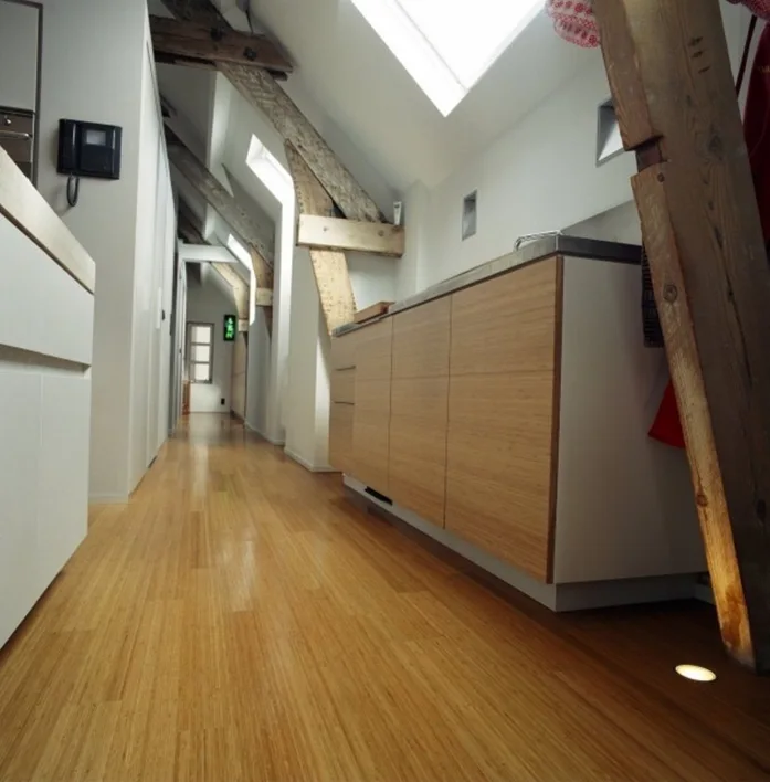 Moso Bamboo Supreme - Side Pressed Caramel, mattalakkapinta