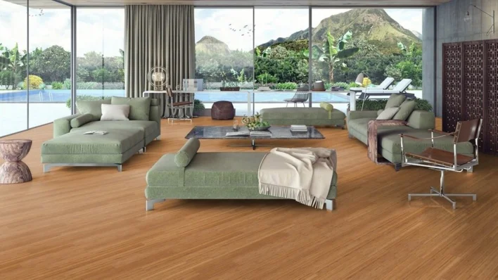 Moso Bamboo Supreme - Side Pressed Caramel, mattalakkapinta