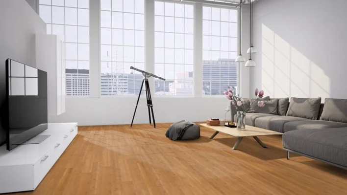 Moso Bamboo Supreme - Plain Pressed Caramel, matta lakka