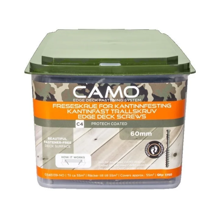 CAMO 4,2x60 mm. Terassiruuvit Protech -1750 kpl.
