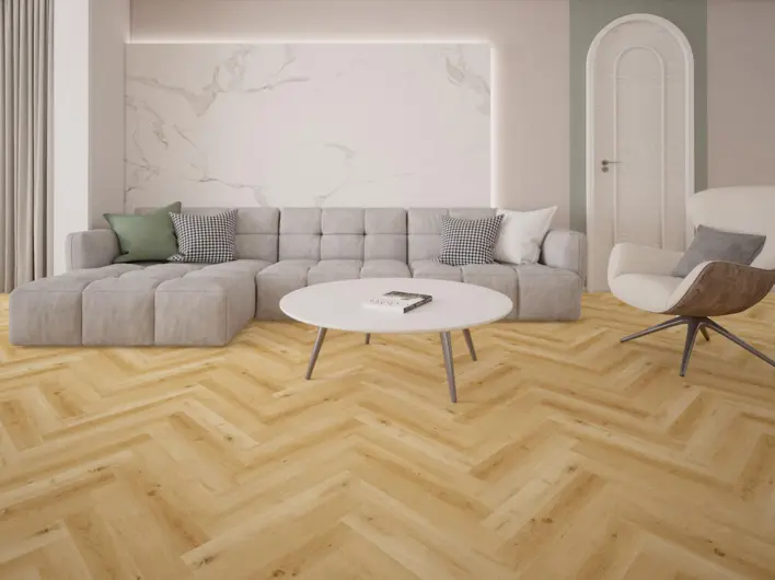 Vinyl LVT Looselay Plankki, vaalea luonnonväri 5185
