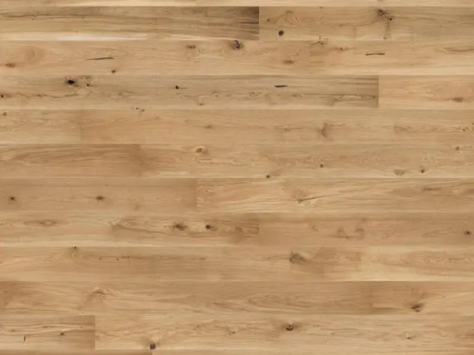 Puulattia - tammi lankku, Various, luonnollinen harjattu mattalakkapinta