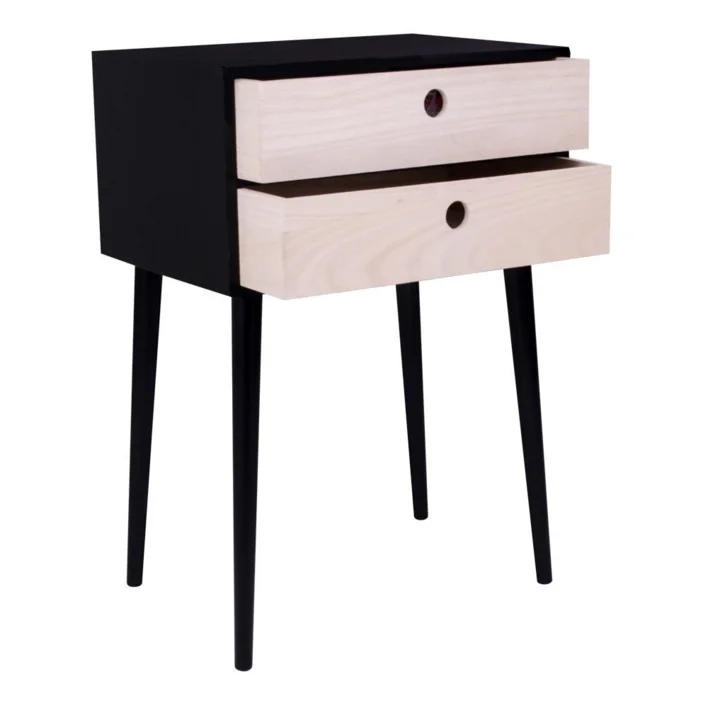 Rimini musta yöpöytä - LOPPUUNMYYNTI