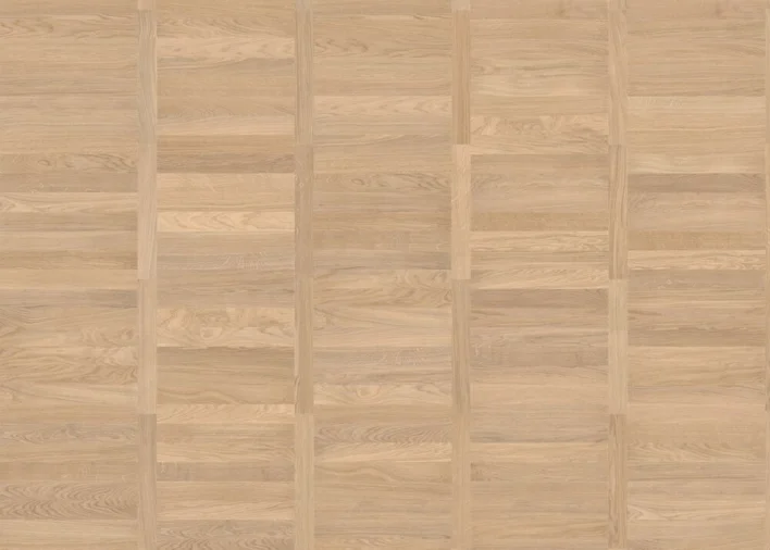 Kalaluuparketti Allegro - Tammi vaaleanvalkoinen Trend harjattu nD