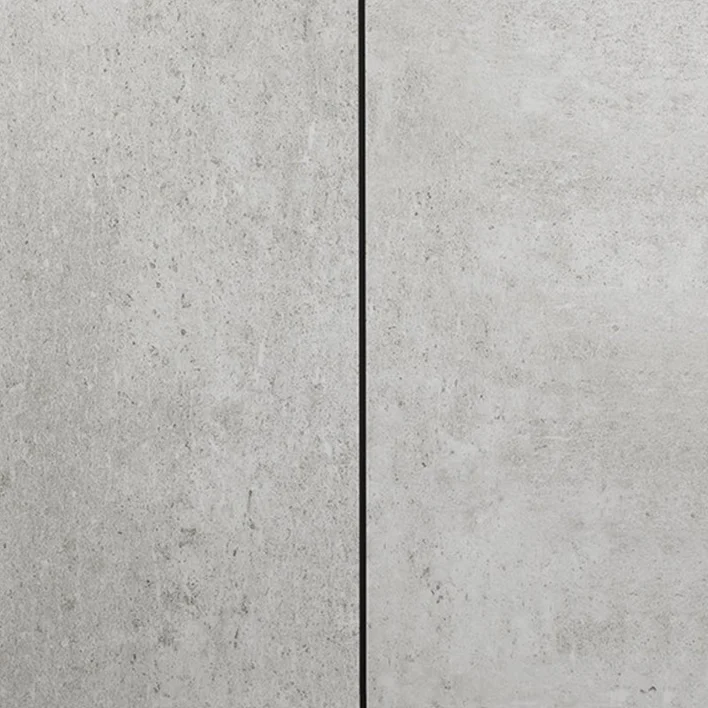 Meltex luksusvinyylilattia 7,5 mm, harmaa mustalla saumalla