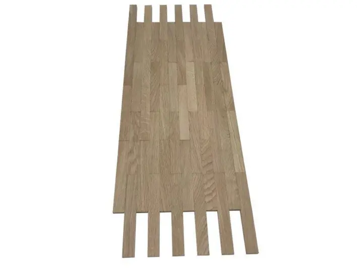 Tammi-mosaikkiparketti, englantilaisella sidonnalla – sormiparketti